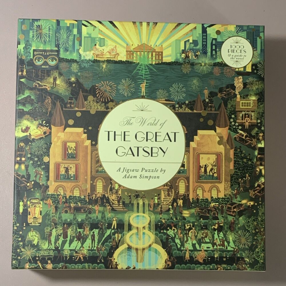 The Great Gatsby 1000 Piece Jigsaw Puzzle - Poster Included 2024